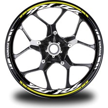 Mrt Teknik Neon Sarı Yamaha Yzf R6 Takım Jant Sticker Etiket