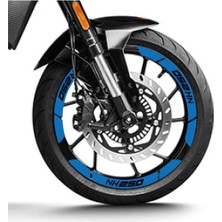 Mrt Teknik Mavi Cf Moto 250 Nk Geniş Jant Sticker Etiket Modeli