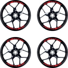 Mrt Teknik Kırmızı Cfmoto 450NK Yazılı 8 Li Jant Içi Yazı Sticker