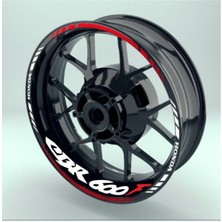 Mrt Teknik Honda Cbr 600F Iç Dış Jant Şeridi Sticker Etiket Modeli