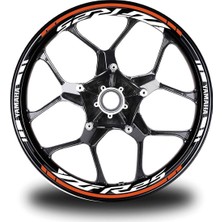 Mrt Teknik Turuncu Yamaha Yzf R25 Takım Jant Sticker Etiket