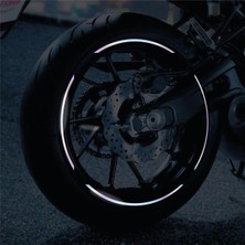 Mrt Teknik Hologram Dörtlü Jant Sticker Etiket Modeli