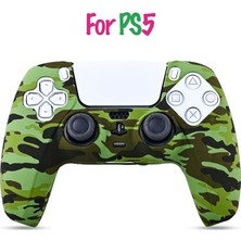 Crk Tech Ps5 Dualsense Için Premium Silikon Kılıf & Analog Koruyucu Set Hediyeli  – Profesyonel Oyuncu Serisi Ultra Kalite