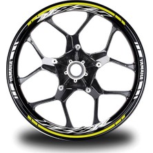 Mrt Teknik Neon Sarı Yamaha FZ6R Takım Jant Sticker Etiket