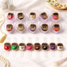 SHR Tasarım 25 Adet Karışık Renk Hediyelik Zikirmatik Kalp Kutuda Hac Umre Mevlüt Hediyelik