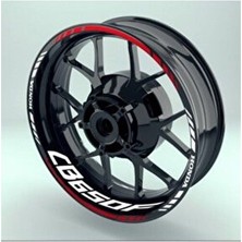 Mrt Teknik Honda Cb 650F Iç Dış Jant Şeridi Sticker Etiket Modeli