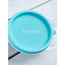 Özgürce Yeşil Kapaklı Mama Tabağı, Sağlıklı ve Güvenli Yemek Sunumu