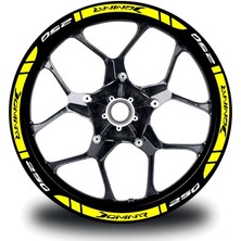 Mrt Teknik Bajaj Dominar 250 Dış Jant Şeridi Motosiklet Sticker Etiket Modeli