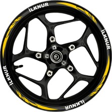 Mrt Teknik Özel Isim Beyaz Yazılı  Turuncu Reflektif Pençe Şeritli