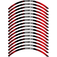 Mrt Teknik Cfmoto NK450 Sticker Jant Dışı Şerit Baskılı Kırmızı Model