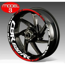 Mrt Teknik Honda Cbr 600RR Yazılı Jant Sticker Etiket Modeli