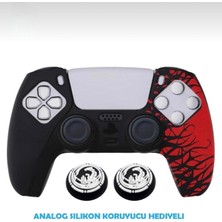Crk Tech Ps5 Dualsense Uyumlu Ultra Kalite Yumuşak Silikon Kılıf – Gamepad Joystıck Koruyucu