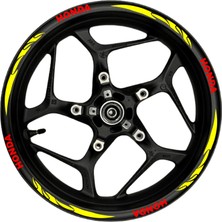 Mrt Teknik Honda Kırmızı Yazılı  Sarı Pençe Şeritli