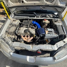 Carlone Peugeot 106 Quicksiler Krom Borulu Spor Açık Hava Filtre Seti -Boru Çapı 7,6cm-Uzunluk 23CM