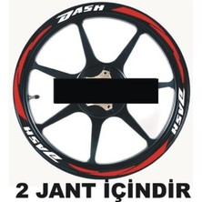 Mrt Teknik Yeni Özel  Motosiklet Jant Şeridi Hero Dash Sağ-Sol/ön-Arka