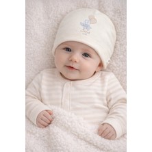My Baby Kumsal Soft Colour Balonlu Fil Baskılı Bebek Şapka/bere //1595