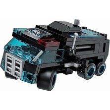 Vagonlıfe Keeppley 1413-8 Trans Collector Strategy Command Vehıcle 96 Parça Block Oyuncak +6