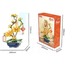 Jaki Vagonlıfe Jakı DK003 Kış Yasemini 236 Parça Block Oyuncak 8+