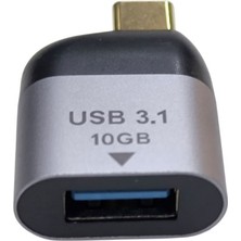 Keepro USB Dişi 3.1 To Type C Erkek 3.1 10GB Type C Otg Şarj ve Data Adaptörü