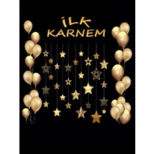 Promisebackdrop2 Ilk Karne Hatırası, Karne Panosu, Okul Etkinlik 200X200CM Ek Dikişli Kumaş Afiş