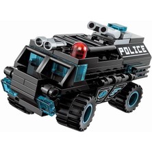 Vagonlıfe Keeppley 1413-3 Trans Collector Laser Panzer 73 Parça Block Oyuncak +6