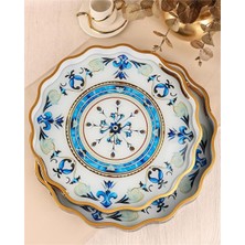 Paçi Royal Charme Sarissa 2’li Dekoratif Tepsi 36 & 40 cm Yaldızlı