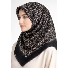 Sinem Emprime Koton Eşarp -  Siyah / KARAMEL-6290