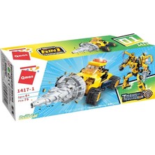 Vagonlıfe Keeppley 1417-1 Trans Collector Drill Car 79 Parça Block Oyuncak +6