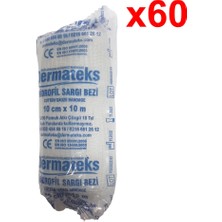 Dermateks Hidrofil Sargı Bezi 10 cm x 10M - 60 Adet - 1 Paket
