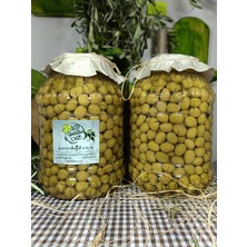 Aydın Yöresi Manzalina Cinsi Sofralık Tatlandırılmış Kırma Yeşil Zeytin (3+3 Kg)