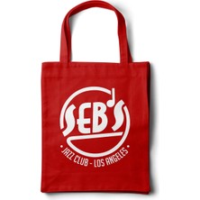 INKD Gabardin Bez Çanta – La La Land Seb's Jazz Club Baskılı Tasarım - 35X40