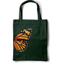 INKD Gabardin Bez Çanta – Kelebek Tasarım - 35X40