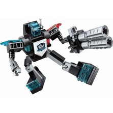 Vagonlıfe Keeppley 1413-5 Trans Collector Law Enforcement Robot 101 Parça Block Oyuncak +6