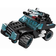 Vagonlıfe Keeppley 1413-2 Trans Collector Macnetıc Storm Humvee 77 Parça Block Oyuncak +6