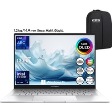 Asus Zenbook 14 OLED UX3405CA Core Ultra 9 285H Intel Arc Graphics 32GB Ram 1tb SSD 14" 3k 120Hz W11 Taşınabilir Bilgisayar