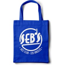 INKD Gabardin Bez Çanta – La La Land Seb's Jazz Club Baskılı Tasarım - 35X40