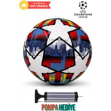 İmvula Şampiyonlar Ligi Futbol Topu Renkli Halı Saha ve Dış Mekan Pompa Hediyeli