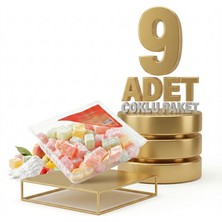 Abdurrahman Tatlıcı Abdurahman Tatlıcı Meyveli Çifte Kavrulmuş Lokum 9X150 gr