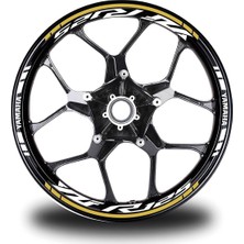 Mrt Teknik Neon Sarıyamaha mt 09 Takım Jant Sticker Etiket