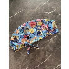 Tosbic's Store Renkli Kelebekler Cerrahi Bone (Ithal Kumaş)