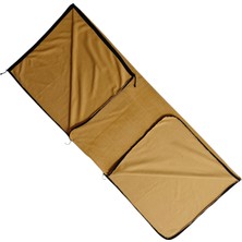 Naturecamp Ogi Camel Birleştirilebilir Polar Kamp Uyku Tulumu-Battaniye Çarşaf Ykk Fermuarlı