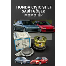 Carlone Honda Civic Ef Için Özel Spor Direksiyon Göbeği Momo Tip