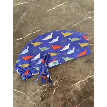 Tosbic's Store Dinazorlu Mavi Cerrahi Bone (Ithal Kumaş)