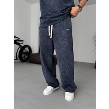 Siyah Yıkamalı Boru Paça Eşofman JJ-202