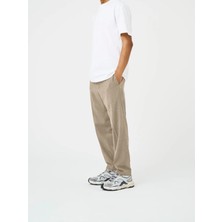 Only & Sons Erkek Chino Yandan Büzgülü Krem Pantolon - 22035160