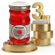 Tatşen Cam Reçel Gül 3X800 gr