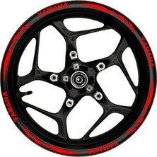 Mrt Teknik Yamaha Kırmızı Yazılı  Kırmızı Pençe Şeritli