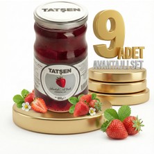 Tatşen Cam Reçel Çilek 9X800 gr