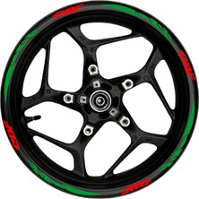 Mrt Teknik Cbf Kırmızı Yazılı  Yeşil Reflektif Pençe Şeritli