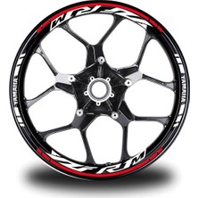 Mrt Teknik Kırmızı Yamaha R1M Jant Sticker Etiket